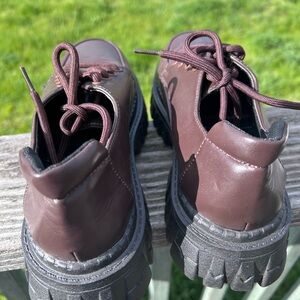 Men's Brown Chunky Lace-Up Shoes